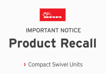 Product Recall DMM Compact Swivel Units